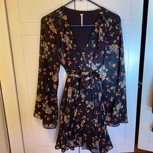 Free People Floral Mini Dress